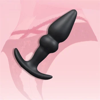 Един от висококачествени и удобни силиконов анален секс играчки премиум-клас, мъжки и дамски конични анален накрайник, секс продукти