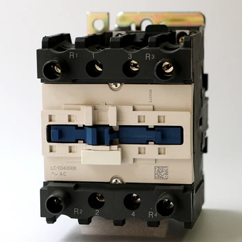 Електрически магнитен Контактор за променлив ток LC1D40008L7 4P 2NO + 2NC LC1-D40008L7 60A 200V Бобина на променлив ток