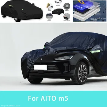 За AITO m5 външна защита, пълни с автомобил сеат, снежната покривка, козирка, водоустойчива прахозащитен външни автомобилни аксесоари