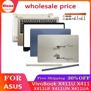 За ASUS VivoBook X411U X411 X411UF X411UN X411UA Делото на LCD/Преден Панел/Линия/на Горния капак на панти, Корпус от Нетронутого пластмаса материал