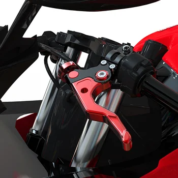 За Ducati Scrambler Cafe Racer Desert Шейна 2017 Система на лоста на съединителя с ЦПУ Лесно Pull Къса дръжка на лоста на съединителя за трикове в събирането на