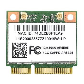 за Lenovo Z370 Y460 G470 Z470 Z560 Черен Apple AR5B95 2,4 G 150 Mbit/s MINI PCIE 802.11 N Вградена Безжична Мрежова карта