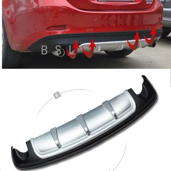 За Mazda 6 M6 Atenza 2014-2018 ABS Пластмаса Треска Заден Дифузьор Защита Броня Протектор устойчива на плъзгане Плоча Тампон върху Броня