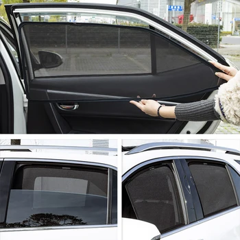 За Mazda CX-30 2020 2021 2022 Магнитен авто сенника на предното челно стъкло, окото рамка, завеса за задното странично прозорец на сенника