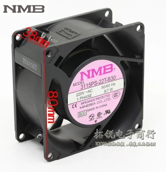 За NMB 3115PS-22T-B30 8038 8 см 220 В 9/7 W ac алуминиева метална рамка аксиален вентилатор за охлаждане