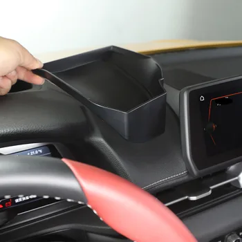 За Toyota GR Supra MK5 A90 2019-2022 ABS Черна кутия за съхранение на арматурното табло на автомобила, мултифункционален телефонен кутия, автомобилни аксесоари