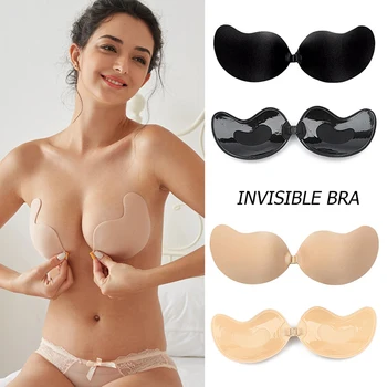 За многократна употреба силиконов калъф за зърната на гърдите, етикети за банички, женски гърди, самоклеящийся невидим сутиен, лифтинг, повдигащ, секси сутиен без презрамки