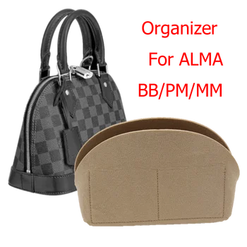 За чанти Alma BB органайзер за грим, малка чанта органайзер за вътрешна чанта, преносим косметичка, органайзер под формата на миди, коледа