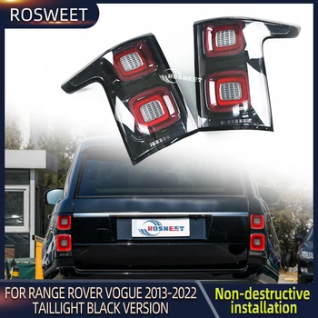 Задна Светлина Черна Версия За Land Rover Range Rover Vogue 2013-2022 L405 Автомобилни Led Задни Светлини Указател На Завоя Автоаксесоари