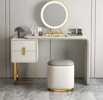 Италиански минималистичен тоалетка постмодернистский минималистичен тоалетка за спалня онлайн знаменитост ins wind луксозен масичка за грим sto