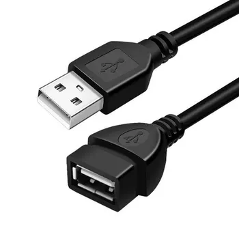Кабел USB 2.0 удължителен кабел, линия за предаване на данни от един мъж към една жена, високата удължител данни за дисплея на проектор