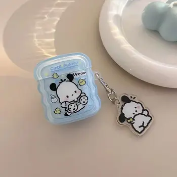Калъф за слушалки Kawaii Sanrio, аксесоари Pochacco, сладко аниме-калъф за слушалки Airpodspro213, защитен калъф, играчки за момичета, подарък