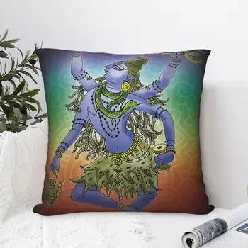 Калъфка за възглавница с чакрите Хиндуистки Бог на Индия, Индийските богове, Лорд Шива, възглавници за дома на дивана, на стола, декоративна калъфка за прегръдки с принтом