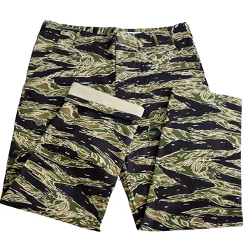 Камуфляжные панталони Тигър Spot, мъжки панталони WW2 Vetnam Война, военна камуфляжная облекло-карго, градинска облекло в стил ретро, спортни панталони TCU