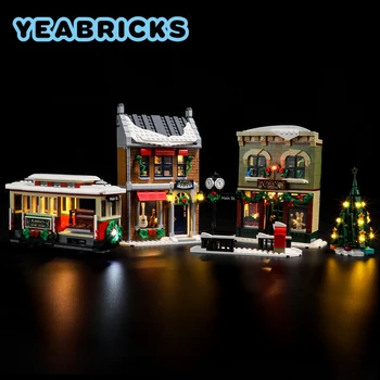 Комплект led лампи YEBRICKS за 10308 Holiday Main Street, Набор от градивни блокове (не включва модел), Тухлени играчки за деца