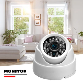 Куполната камера за сигурност HD 1080P 720P с 24 светодиода, обектив 3.6 мм, автофокус, видео наблюдение, на нощно виждане, за използване на закрито и на открито
