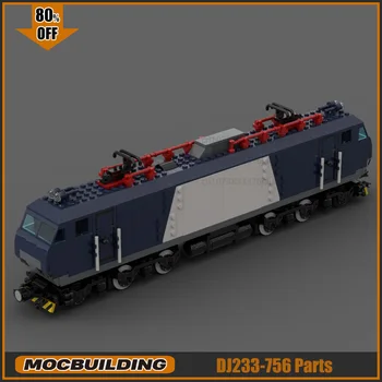Локомотива, влакът MOC, строителни блокове, градски влак, HXD1B-0528, тухли, за моторна технологии, кола за сглобяване със собствените си ръце, играчки, подаръци