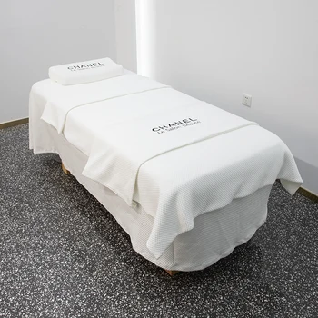 Луксозен комплект от четири козметични покривал с дупки, масажна легло, легло за физиотерапия