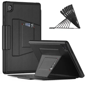 Магнитен калъф за Samsung Galaxy Tab A8 10.5 Калъф за таблет A8 SM-X200 X205 X207 2022 с множество Ъгли на Наклон, Противоударная Здрава Поставка Funda