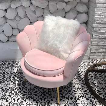 Мека мебел за дневна Nordic Релакс с акцент, удобен, луксозен дизайн хол, луксозни столове за всекидневна, италиански мебели за шезлонги