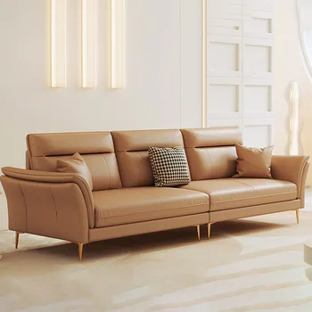 Мека мебел за дневна Модерни окачени мека мебел открито Луксозен модулен кожен диван за хола индивидуален кабинковия разтегателен Cama мебелите за дневна