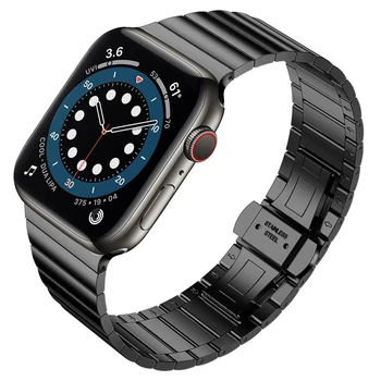 Метална каишка за Apple Watch 45 мм 41 мм 44 мм 42 мм 40 мм 38 мм взаимозаменяеми гривна каишка за iwatch Ultra 8 7 6 5 4 3 SE метална каишка