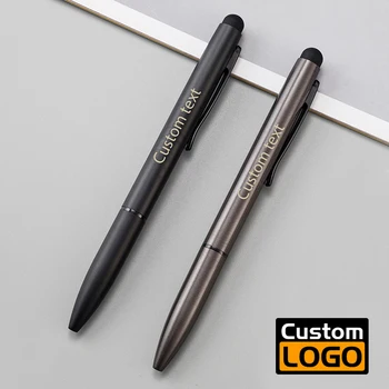 Многофункционална метална химикалка писалка за сензорен екран, канцеларски материали, ученически пособия, рекламни дръжка, търговец на едро на канцеларски материали, поръчка на лого
