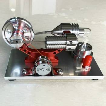 Модел на парна машина с двигател на Стърлинг, модел микрогенератора, научен експеримент, подарък за рожден ден, комплект мини-пружинящего на двигателя