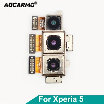Модул основната камера Aocarmo с три задните части Гъвкав кабел за SONY Xperia 5/X5 J8210 J9210 Замяна