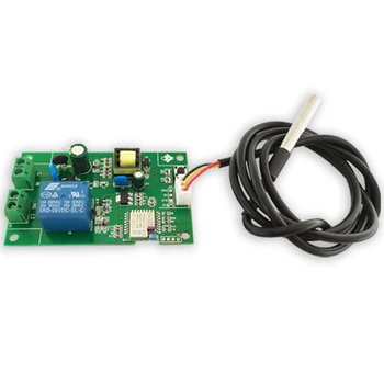 Модул регулатор на температурата AC 220 WiFi дистанционно управление на температурата мобилно приложение за Smart Switch с датчик DS18B20