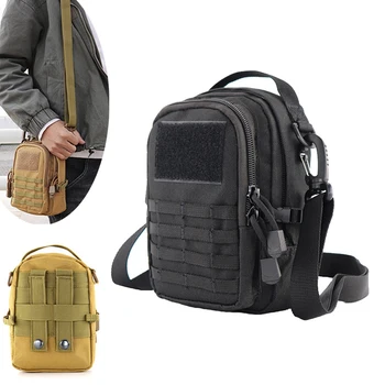 Мъжки мултифункционална чанта на рамото за катерене, тактическа поясная чанта за пешеходен туризъм, колоездене, пътуване, спортна чанта през рамо за мъже, жени