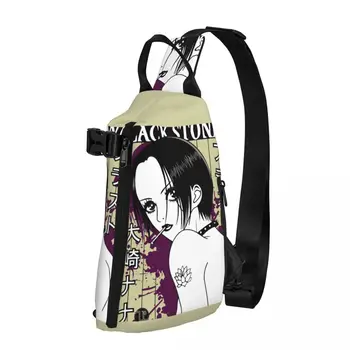 Нана Осака, отличителни чанти за пушачи, унисекс, черни камъни, чанта през рамо с аниме-принтом, ежедневна чанта през рамо за телефон, спортни, ежедневни чанти-слинги
