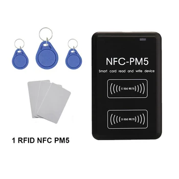 Нов Восъчни за кодиране и Декодиране на NFC-PM5, Четец на 125 khz, NFC 13,56 Mhz, записващо Устройство и смарт карти с чип IC, ID, Честотен Копирна машина