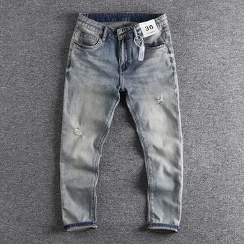 Нов прием на мъжки панталони-карго с девятиконечным дизайн и стилен външен вид