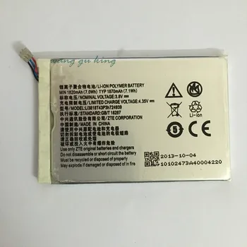 Нова батерия Li3818T43P3h724939 3,8 През 1820 ма за ZTE са 100% оригинални гръб