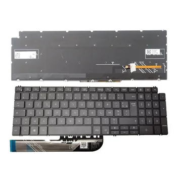 Новата клавиатура FR за Dell Inspiron 15 7590 5584 5590 5593 5594 5598 с френската осветление