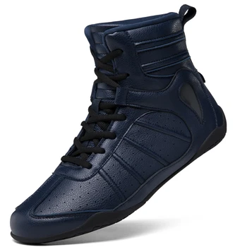 Нови боксови обувки мъжки луксозни боксови маратонки за мъже размер плюс 36-46, борцовские маратонки, леки маратонки борцовские