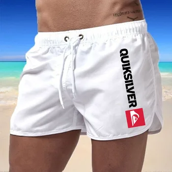 Нови модни мъжки плажни шорти, летни класически мъжки къси панталони за почивка на море, ежедневни спортни шорти за плуване, сърф, фитнес