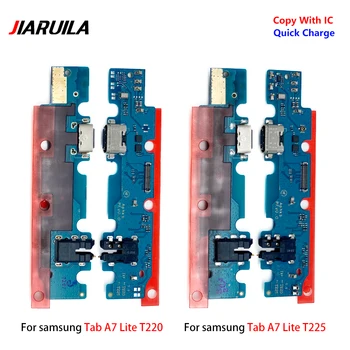 Новост За Samsung Galaxy Tab A7 Lite T220 T225 SM-T225 SM-T220 USB Порт За Зареждане на Микрофона Док Конектор Заплата Гъвкав Кабел
