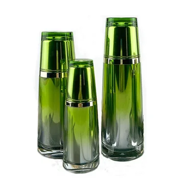Обемът от 30 мл и 50 мл, цвят зелен, акрилен материал, за многократна употреба флакон за парфюм с пистолет за парфюми