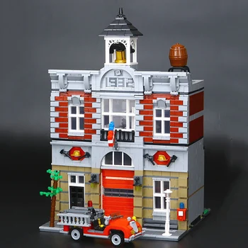 Образователен инструмент противопожарна команда 84004 е съвместим с 15004 10197 детски модельными блокове, коледни играчки, подаръци за рожден ден в наличност