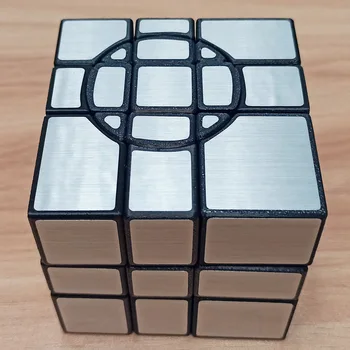 Огледален Магически Куб 3*3 3D Принтом, Скоростни Кубчета-Пъзели, Образователни Играчки За облекчаване на стреса, за Събиране на Подаръци