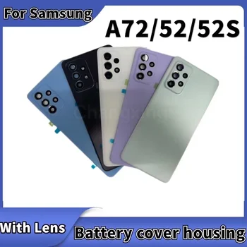 Оригинален A52 a52s A72Shell Калъф за Отделението за батерията на Задната Врата Samsung Galaxy A52 4G 5G a525 a526 a528 Делото Делото
