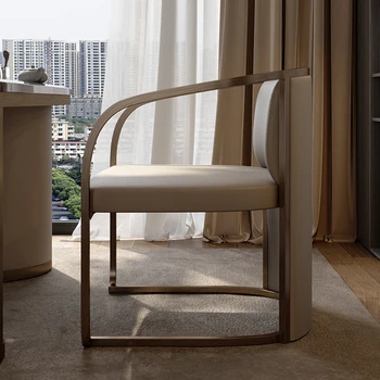 Офис стол за дневна в скандинавски стил, луксозно кресло за сядане с възможност за сгъване на облегалката, дизайнерски столове за дневна за възрастни, мебели за дома Meuble De Salon