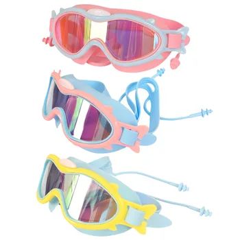 Очила за плуване за деца със защита от ултравиолетови лъчи, херметично затворен силиконово гумено пръстен, професионален бинокъл за пътуване, фарове за очила, очила за плуване