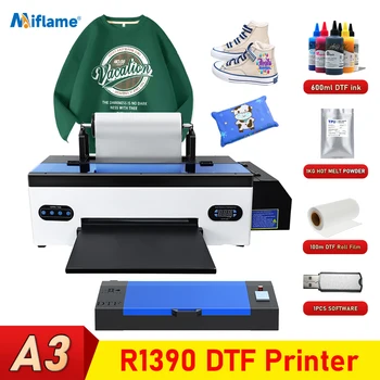 Печатна Машина за тениски R1390 с Фурна Директно за пренасяне на филма на Принтер a3 dtf impressora За Тъкани Текстилни Качулки Принтер