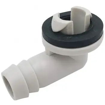 Пластмасов съединител тоалетна маркуч климатик ac с гумен пръстен