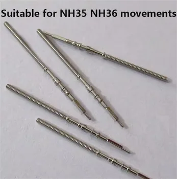 Подходящ за химикалки механизъм NH35 NH36 прът за самостоятелно регулиране на времето прът за часа дръжка вала аксесоари за часовници