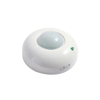 Превключвател датчик за движение PIR AC 110-240 v, висока чувствителност, регулируема движение на тялото, тавана инфрачервен сензор, датчик за led осветление