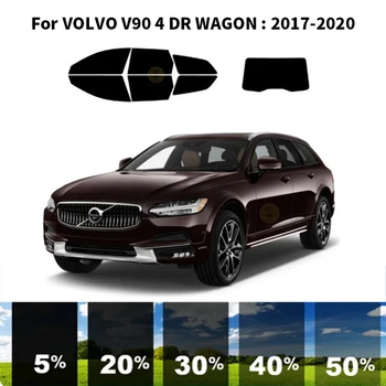 Предварително нарязани на нанокерамика комплект за кола UV-оцветяването на прозорци на Автомобили прозорец филм за VOLVO V90 4 DR WAGON 2017-2020